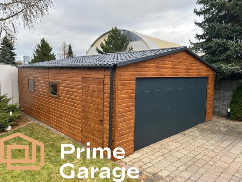 Garaż blaszany na wymiar | Producent PrimeGarage | Dowolny rozmiar | Montaż w całej Polsce