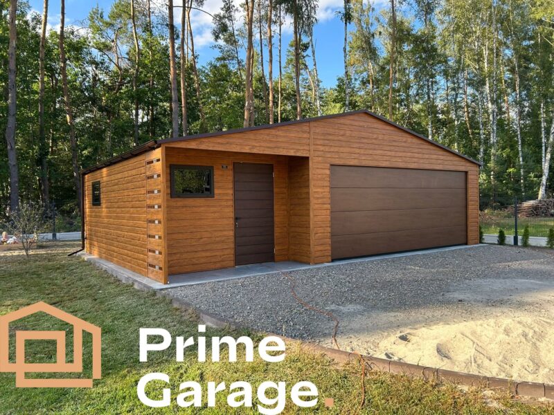 Garaż blaszany na wymiar | Producent PrimeGarage | Dowolny rozmiar | Montaż w całej Polsce