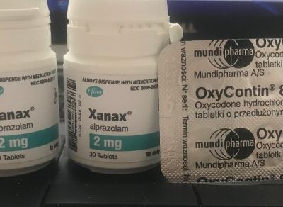 Xanax, oxycontin, clonozepam, relanium