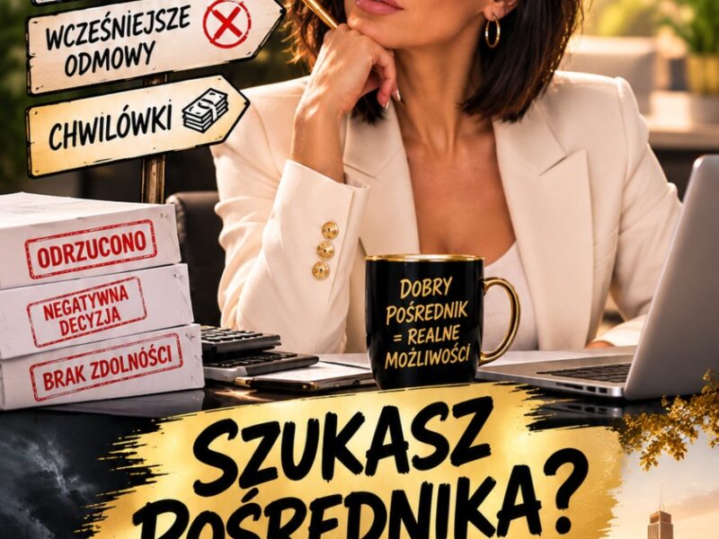 SZUKASZ DOBREGO POŚREDNIKA KREDYTOWEGO?